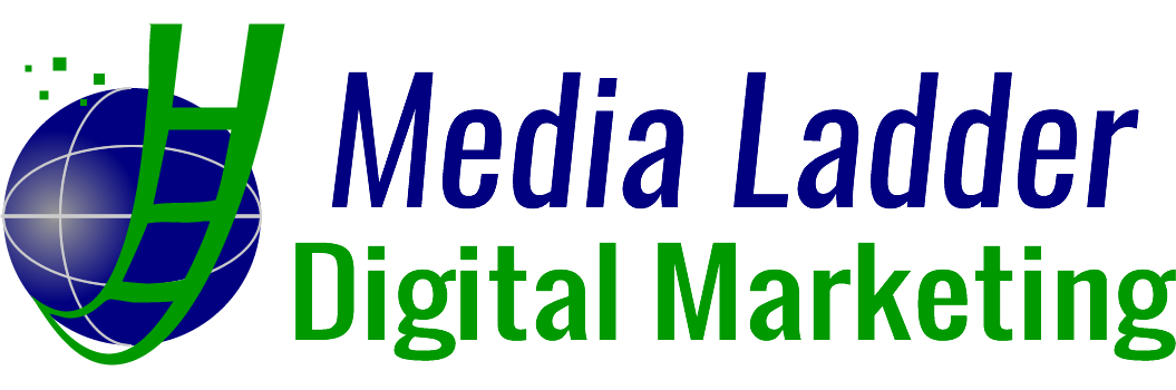 Media Ladder Digital Marketing Website design Logo